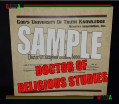 Doctor Of Religious Studies